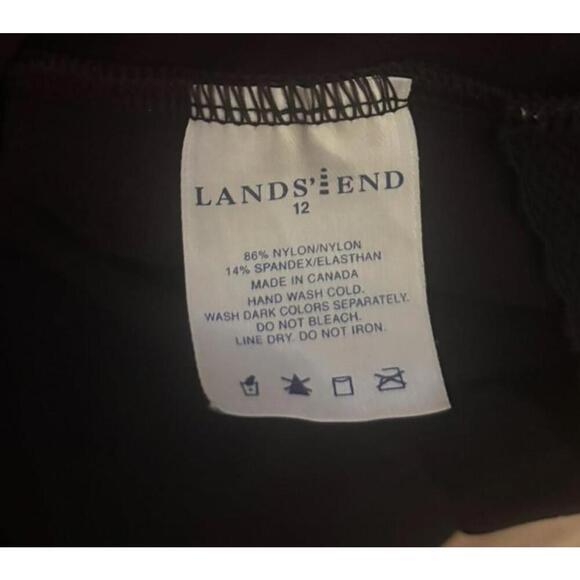 Lands End Halter Tank Swim Top Size 12 - Picture 8 of 8